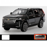 Autode Mudel 1/32 Cadillac Escalade Maastikuauto Sulamist Die-Casting S&otilde;iduki M&auml;nguasi Heliga ja Valgusega T&otilde;mmatav Mitme V&auml;rvi 1/32-Size:16*7.5*6cm must