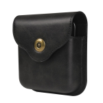 Luksuslik nahast v&ouml;&ouml;klipsiga telefonikott meestele v&ouml;&ouml;kotikate Samsung Z Flip6 Flip5 Moto Razr Oppo Vivo Tecno Honor Galaxy Flip 6 5 4 3 5G jaoks, vutlar-kott Samsung Galaxy Z Flip 6 must