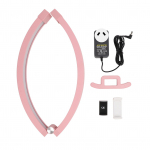 Poolkuuvalgusti k&uuml;&uuml;ntele 22 tolli 20W 1500LM 3200 kuni 5600K Kokkupandav poolkuu laualamp telefoniga