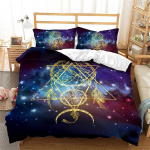 Unen&auml;op&uuml;&uuml;dja Tekikate Bohemia Lilleline Sulg Eksootiline Etniline H&otilde;imkondlik Stiil Teema Naistele Lastele T&uuml;drukule Teismelisele Magamistoa Kaunistus Kuu 135x200cm 2pcs
