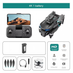 Uus XT606 RC droon 4K HD ESC kaamera WIFI FPV takistuste v&auml;ltimine &otilde;hufotograafia optilise voolu kokkupandav harjadeta nelikopter M&auml;nguasi Kingitus 4K 1 Battery