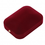 Sametine ehtekarp Stiilne elegantne sametest reisiehte&uuml;mbris kihlusteks, pulmadeks ja s&uuml;nnip&auml;evadeks