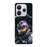 Coque - Maniacase - Xiaomi Redmi Note 14 5G - Noir - Black Panther - Souple