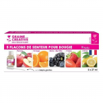 Lot de 5 parfums &agrave; bougie 27 ml Fruits