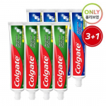 Colgate Protection Toothpaste 100g, 2 types (Choose 1 of 2) (3 main products + 1 additional free) Regular 100g 3+1