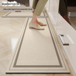 Wabi-Sabi Diatomiitmuda Imav, Libisemisvastane, Lihtsalt hooldatav Vannitoamatt 60*180cm Diatom Mud