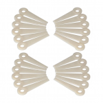 24 tk Plastikust L&otilde;iketerad Muruniiduki Pea Tera Asendus 4111?007?1001 Stihl PolyCut jaoks