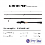PURELURE SHARPEN Reisi Pehme Lure Pikk Spinning ja Casting XF/MF Toimevardad FUJI Komponendid Bass Haug Varras Kalastusvarras Rull