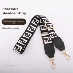 Mitmek&uuml;lgne reguleeritav laia kootud ristkehaga kotirihm naistele Bright Silver Buckle