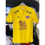 TAILAND Rahvuslik Jalgpalli Treening S&auml;rk CHEER Tr&uuml;kk Kiiresti Kuivav S&auml;rk Mandariinkrae Pol&uuml;ester L&uuml;hikeste Varrukatega Vorm L&otilde;vi Logo Sport V&auml;ljas S