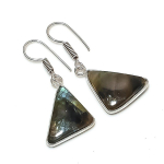 Labradorite Handmade 925 Sterling Silver Jewelry Earring 1.50 j8v39