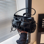 Suure mahutavusega kaarjad naiste k&auml;e alt kantavad punased kotid mitmek&uuml;lgne &uuml;he &otilde;laga vabaaja kott retro uus