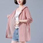 Eaka ema pluss suuruses p&auml;ikesekaitse pealisr&otilde;ivad - Hingav UV-kindel topp p&auml;ikesekaitseks L roosa