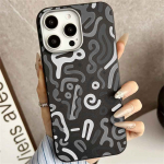 Mustriline Lilleline Kest Mobiilikate Telefoni&uuml;mbrised TPU IPhone'ile Xiaomi Samsung Vastupidav S&uuml;non&uuml;&uuml;m iPhone 6/6s pruun