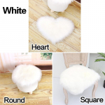 30 cm karvane villane vaip istmepadi Mitme kujuga kunstkarusnahast vaibad Hulknurksed vaibad magamistoale elutoa p&otilde;rand V&auml;ike pulstunud pehme siidine plush vaip Kodu Round