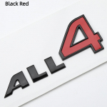 3D ABS ALL4 Logo Ukse Embleem M&auml;rk Kleebis Auto Kleebised R61 F60 Countryman Paceman'ile Black Red