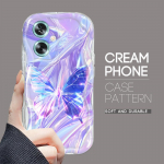 Armas koomiksimustriga kreemjas tekstuuriga korpus, lainelise servaga pehme silikoonkaanega telefoni&uuml;mbris OPPO Reno Realme jaoks OPPO A53 2020 must