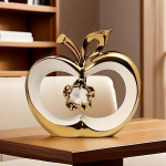 2D Materjal Kuld Inkrusteeritud Jade &Otilde;un Abstraktse Kunsti Skulptuur Kuldse Viimistlusega, Ideaalne Elutubade, S&ouml;&ouml;gialade Kaunistamiseks, CHINA