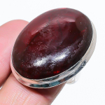 Red Labradorite Handmade 925 Sterling Silver Jewelry Ring Size 7 f4c88