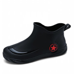 Vihmasaapad Meeste L&uuml;hikesed Saapad L&uuml;hikese S&auml;&auml;rega Veekindlad Libisemiskindlad Neli Aastaaega Mudelid Pehme P&otilde;hjaga Koka Vabaaja Veekindlad Kingad T&ouml;&ouml;platsi Kummikud 42