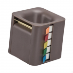 5 in 1 Sticky Note Holder Dispenser Memo Rolls Desktop Storage Index Tabs for Students Black