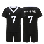 Anime Haikyu Cosplay Inarizaki Keskkooli V&otilde;rkpalli Vormiriietus Poistele miya atsumu miya osamu Shinsuke Kita Cosplay Kost&uuml;&uuml;m S black