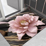 Elegantne 3D-prinditud m&auml;luvahust vannitoamatt libisemiskindla disainiga 600*900mm