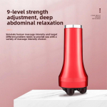 Mini v&ouml;&ouml;- ja k&otilde;humassaažiseade Punase valguse soojuskompress Multifunktsionaalne kaasaskantav massaažiseade Keailu seade English