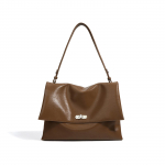 Uus suur mahutavusega naiste k&auml;ekott, t&ouml;&ouml;le sobiv &otilde;lakott, messenger-kott, nahast, veisenahast, ni&scaron;idisainiga kott