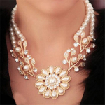 Naiste Bohemian Flower Ripats Kaelakee Choker Ehted Kingitus kuldne