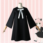 Anime SPY Cosplay Anya Forger Cosplay Kost&uuml;&uuml;m Nukk Parukas Kleit Sarv PERE Peaehe T&auml;iskomplekt Halloweeni Kost&uuml;&uuml;mid T&auml;iskasvanutele Lastele L must