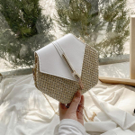 V&auml;ike &otilde;lgedest naiste kott Naiste kett &Otilde;lakotid K&auml;sitsi valmistatud Rand Crossbody kotid Kniting rahakott 12*6*18cm