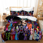 Goku Super Saiyan Tekikate Padjap&uuml;&uuml;r Jaapani Anime Dragon Ball Voodipesukomplekt 2/3 tk 3D Prindid Teismelistele Tekikate 100x135cm-2pcs