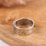 Feng Shui Pixiu v&otilde;lus&otilde;rmus Amulett Wealth Lucky Carving Scripture Ring
