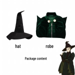 Professor McGonagalli v&otilde;lurikost&uuml;&uuml;m - Hogwartsi direktorikleit XXXL