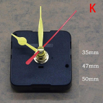 Rippuv isetehtud kvartskell vaikne seinakella liikumine Kvartsi parandamise liikumiskell L