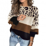 Pulloverid S&uuml;gis ja Talv Uute v&auml;rvidega kokkup&otilde;rkega kampsun Naiste avara &uuml;mara kaelusega alumine kampsun Kootud riided džemprid Basic kampsun Pullover S