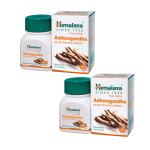 Himalaya Ashwagandha &Uuml;ldise heaolu tabletid Stressi leevendus Energia t&otilde;stmine Immuunsuse toetus 60 tabletti Pakk 2