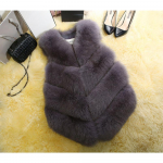 Kunstrebasesulgedest kasukas Naiste uus karusnahkvest Naiste keskmise pikkusega ja pikk Naiste talvine vest Palus paks vest M