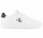 Calvin Klein Classic Cupsole Mono - Herren Sneakers Schuhe Wei&szlig; YM0YM01369-01W ORIGINAL EU 42 UK 8