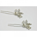 &Eacute;pingles &agrave; chignon fleur 2 pi&egrave;ces