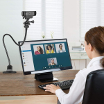 60cm painduv veebikaamera statiiv Kaamerahoidik 360&deg; reguleeritav mobiiltelefoni hoidik Gopro/Logitechile Voodi Laua Kinnitus Klamber CHINA