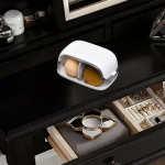 Make up Sponge Case Blender Storage Box Clear with Lid Shatterproof Container Egg Powder Puff