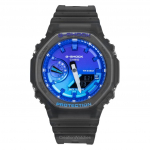 Casio G-Shock Analoog-Digitaalne Vaikrihm Sinine sihverkvartsi GA-2100FLS-8A2 200M Meeste k&auml;ekell sinine