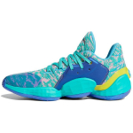 Adidas Harden Vol. 4 GCA Shock Mint Meeste Tossud Sinine Hele-Roosa Ere-Kollane FY0894 40⅔