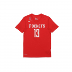 Nike NBA Dri-FIT Houston Rockets James Harden M&auml;ngija Number T-s&auml;rk Meeste Pealsed &Uuml;likoolipunane 870777-659 S