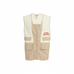 Adidas Originals Kolmeleheline Lapitekk Multi-Tasku T&otilde;mblukuga Vest Unisex Vest Kollane IA8478 S