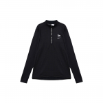 Nike X Patta SS24 Mugav Moodne Poollukuga Logotr&uuml;kiga K&otilde;rge Kraega Pullover Huppar Unisex Huppar Must FJ3070-010 M