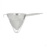 Cone Mesh Strainer Filter Funnel with Stand Base Colander Easy to Clean Sturdy 20.5cm