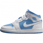 Air Jordan 1 Mid GS Legend Blue Laste tossud Valge FZ3933-114 36